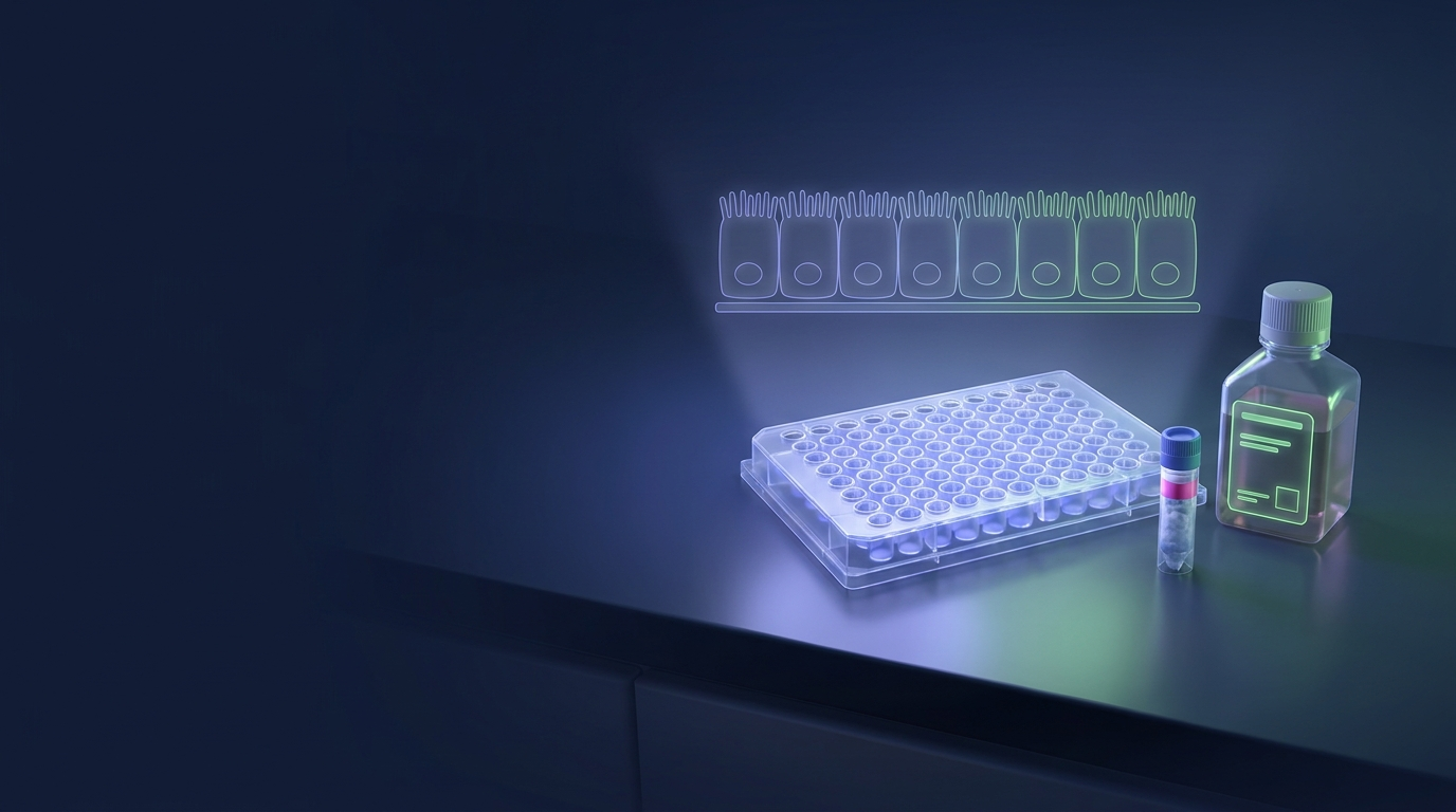 RepliGut kit with a multiwell plate and reagents on a lab bench